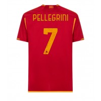 Fotbalové Dres AS Roma Lorenzo Pellegrini #7 Domácí 2023-24 Krátký Rukáv